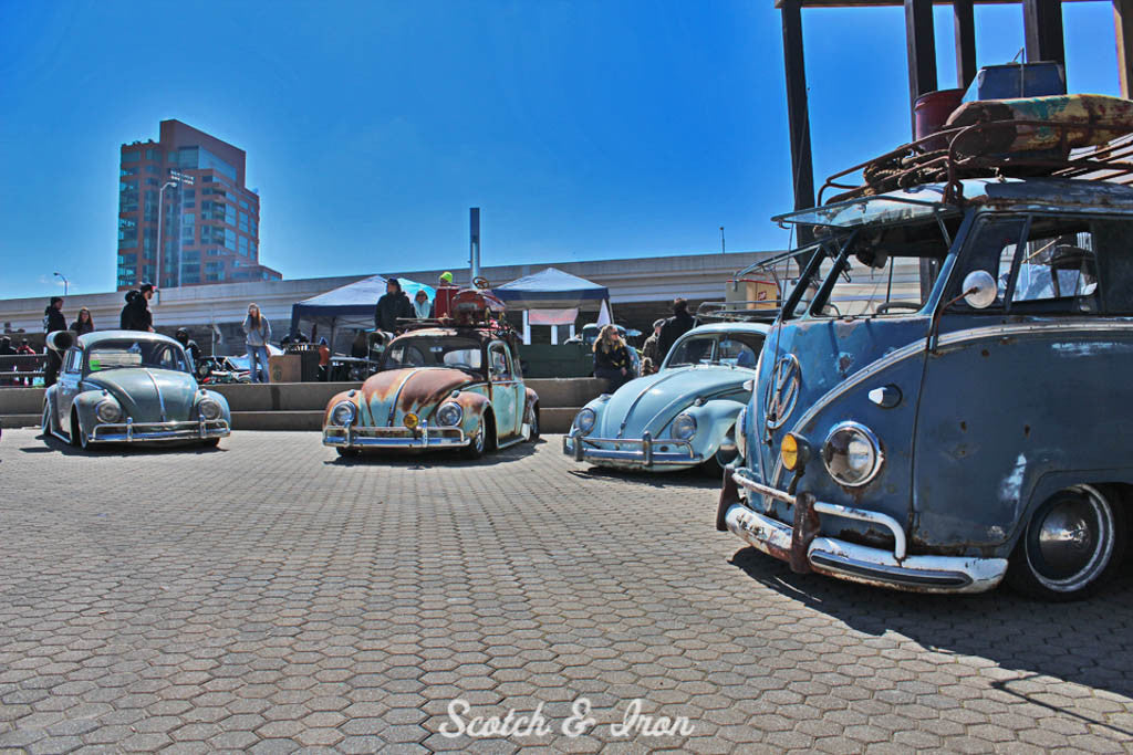 collection of air-cooled VW bugs